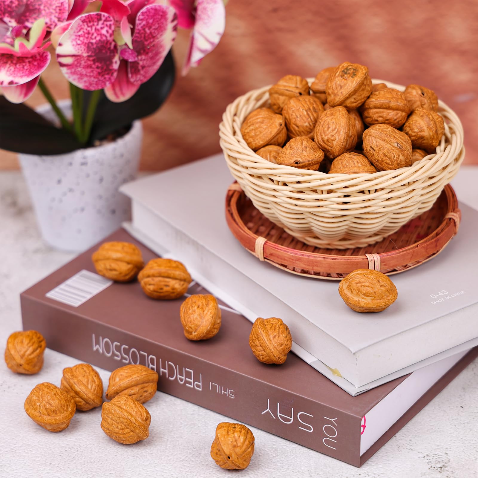 Amazon.com: Gresorth 50pcs Artificial Walnut Decoration Fake